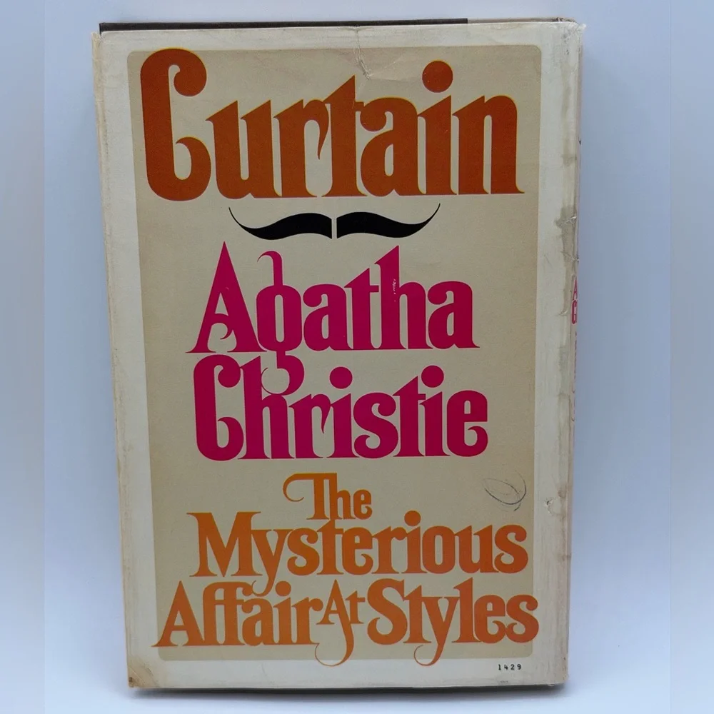 Curtain/The Mysterious Affair at Styles by Agatha Christie (1975, Hardcover)